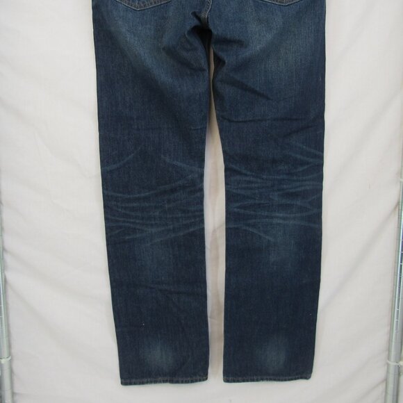 Bullhead Rincon Slim Straight Mid Rise Dark Wash Men's Blue Jeans Size 33X30.5 - Picture 5 of 11